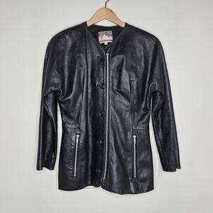 VTG Woodland Waders Leather Jacket